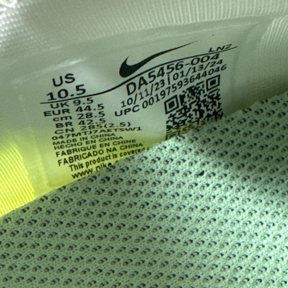 Nike Vapor Edge Pro 360 2 Platinum Green Football Cleats Mens Sz 10.5 DA5456-004 - Picture 10 of 10